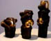 Sculptures en bronze.